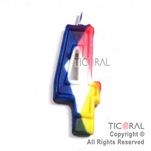 VELA HS2079-4 NUMEROTE CALADO x 1